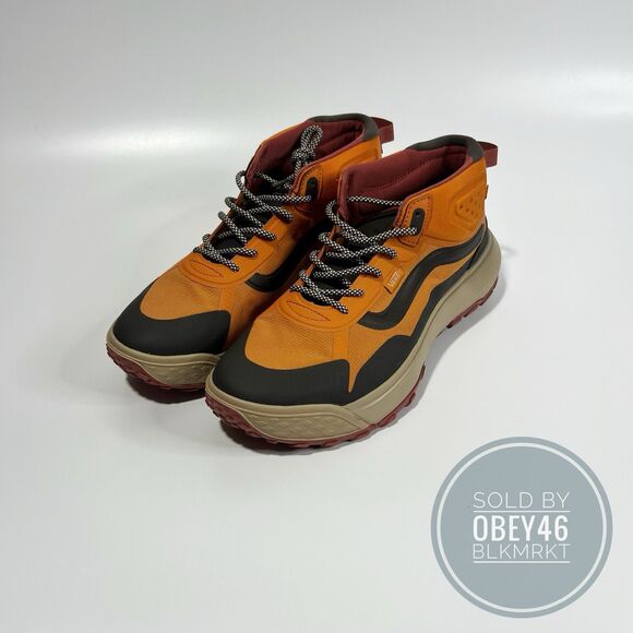 VANS MTE Crosspath Mid All-Terrain Shoes Marmalade Orange  VN000CVV52K Size 13 - Picture 2 of 6